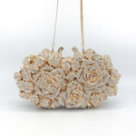 Load image into Gallery viewer, Hollow Rose Diamond Dinner Bag
