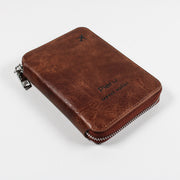 Zipper Passport Holder Multi-functional RFID Anti-theft Swiping Outbound Travel Storage Bag