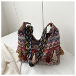 Load image into Gallery viewer, Simple Shoulder Retro Ethnic Style Large Capacity Bag
