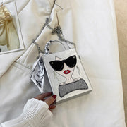 New Retro Eye Chain Box Handbag