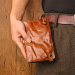 Load image into Gallery viewer, New Top Layer Cow Leather Hand-painted Old Long Wallet Man
