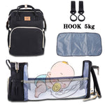 Load image into Gallery viewer, Folding Crib Fashion Maternal And Baby Large-capacity Double Shoulder Dad Backpack
