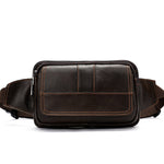 Load image into Gallery viewer, Men&#39;s First Layer Cowhide Outdoor One Shoulder Crossbody Waist Bag
