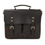 Load image into Gallery viewer, Men&#39;s Crazy Horse Leather Crossbody Bag Top Layer Cowhide
