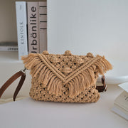 Doudou Crochet Crossbody Cotton Thread Woven Bag Women