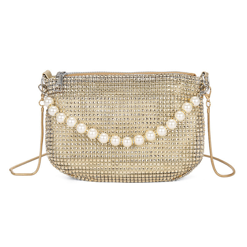 Pearl Special Imitation Diamond Handbag Party Bag