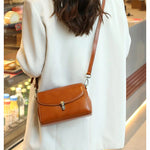 Load image into Gallery viewer, Stylish Simple And Versatile High-grade Exquisite Cowhide Small Square Bag
