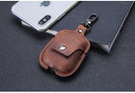 Load image into Gallery viewer, Compatible Covers Leather Keychain Portable Headset
