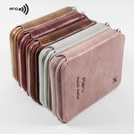 Load image into Gallery viewer, Zipper Passport Holder Multi-functional RFID Anti-theft Swiping Outbound Travel Storage Bag
