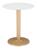 Load image into Gallery viewer, Alto Bistro Table White &amp; Gold
