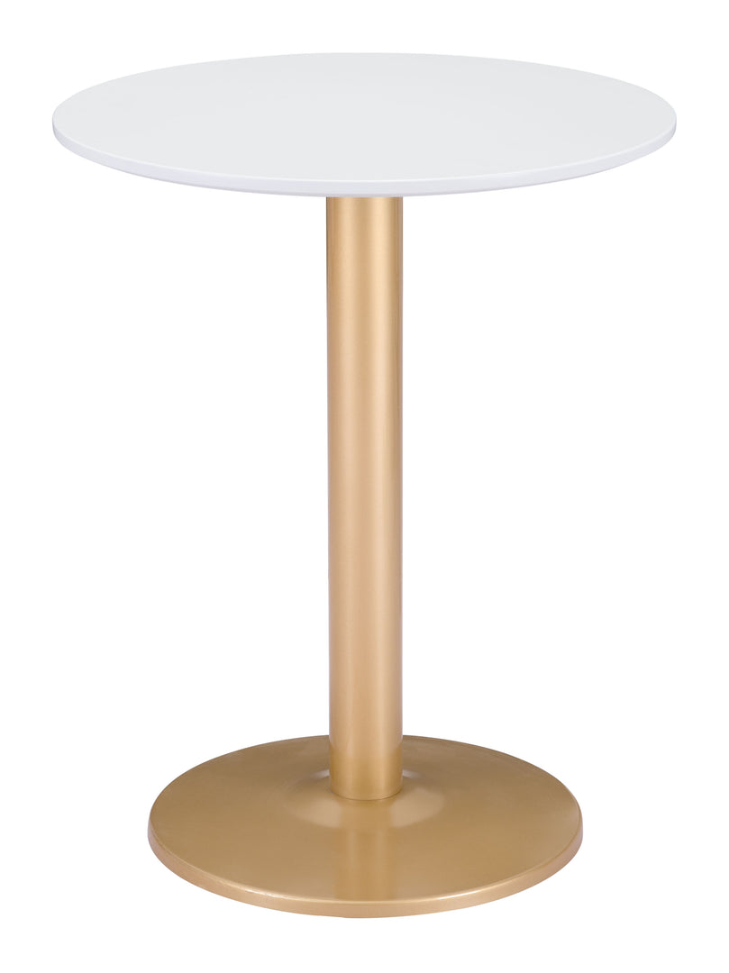 Alto Bistro Table White & Gold