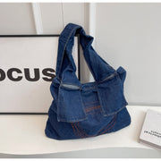 Denim Retro Women's Shoulder Bag Large Capacity Handbag