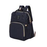 Multifunction Baby Travel Backpack – Foldable Crib & Large Capacity