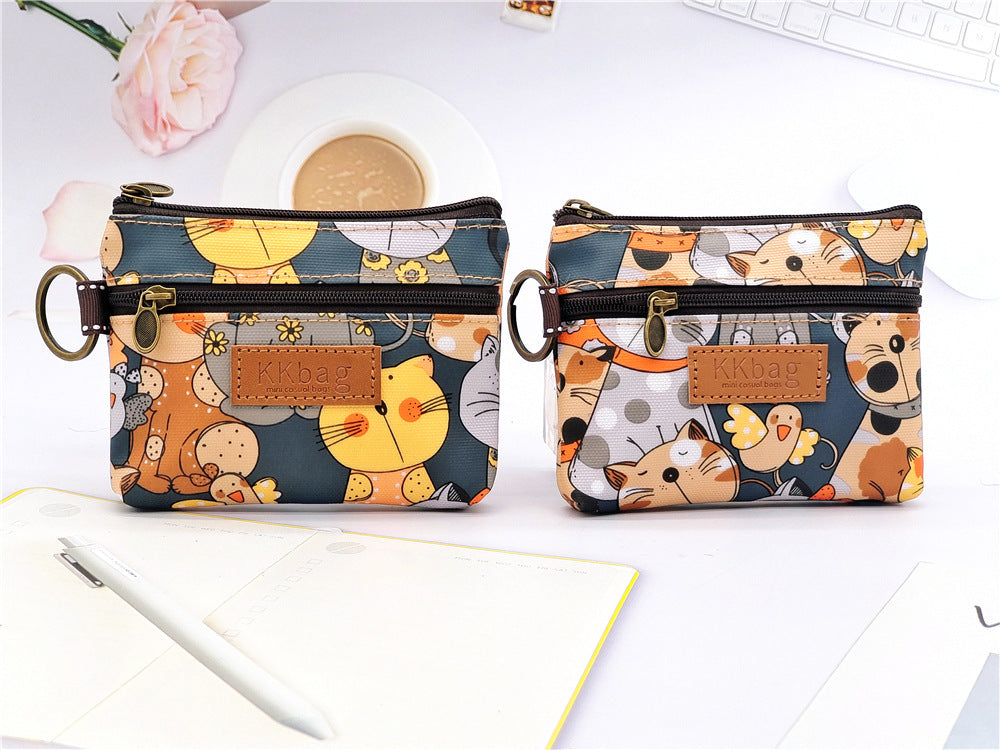 Printed Film Cartoon Change Purse