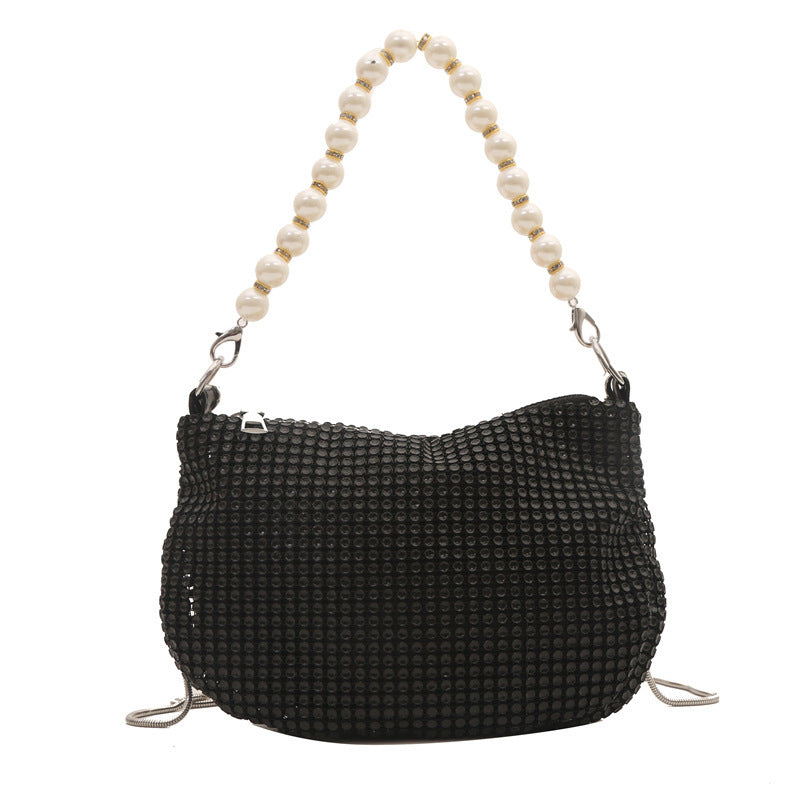 Pearl Special Imitation Diamond Handbag Party Bag