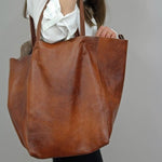 Load image into Gallery viewer, Retro Style Large Bag Women&#39;s Soft Leather Large Capacity Shoulder
