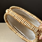 Load image into Gallery viewer, Wicker Rattan Weave Bag Summer Portable Retro
