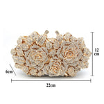 Load image into Gallery viewer, Hollow Rose Diamond Dinner Bag
