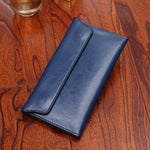 Load image into Gallery viewer, Leather Buckle Simple Business Cowhide Thin Wallet Card
