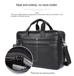 Load image into Gallery viewer, Leather Handbag Briefcase Napa Leather Comfortable Texture Men&#39;s Real-leather Bag
