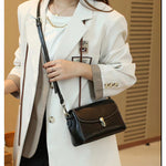 Load image into Gallery viewer, Stylish Simple And Versatile High-grade Exquisite Cowhide Small Square Bag
