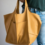 Load image into Gallery viewer, Simple Big Bag Soft Leather Large Capacity Shoulder Hand-held Tote
