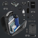 Load image into Gallery viewer, Men&#39;s Shoulder Messenger Multi-functional Fashion Leisure Crossbody Hard Shell Chest Bag
