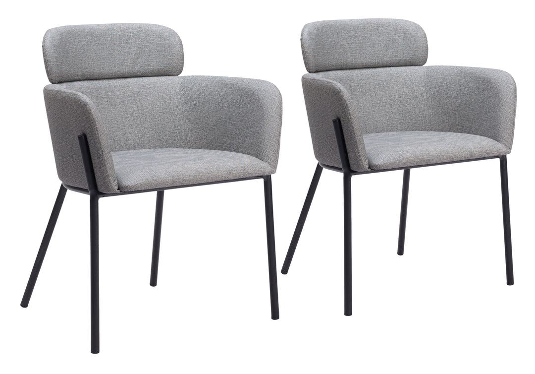 Bremor Dining Chair (Set of 2) Slate Gray