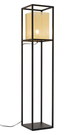 Load image into Gallery viewer, Yves Floor Lamp Gold &amp; Black
